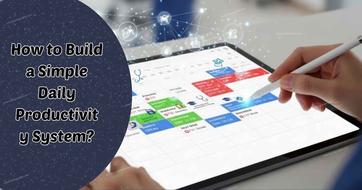 How to Build a Simple Daily Productivity System