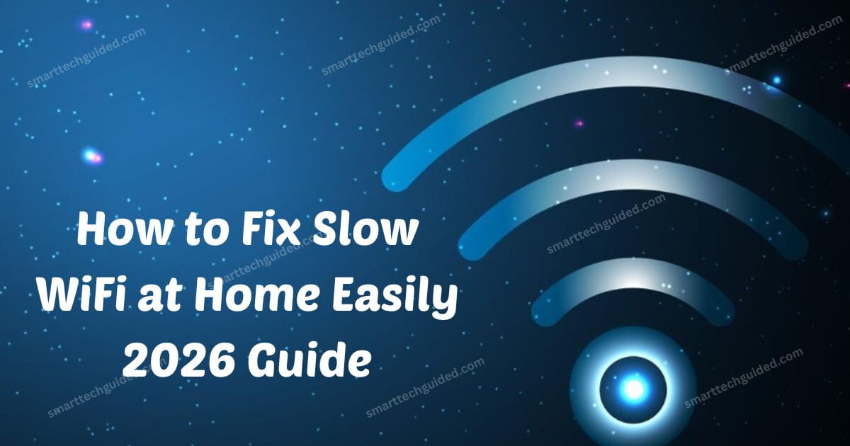 How to Fix Slow WiFi at Home Easily 2026 Guide