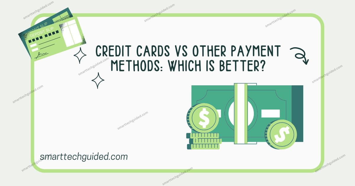 Credit Cards vs Other Payment Methods: Which Is Better?