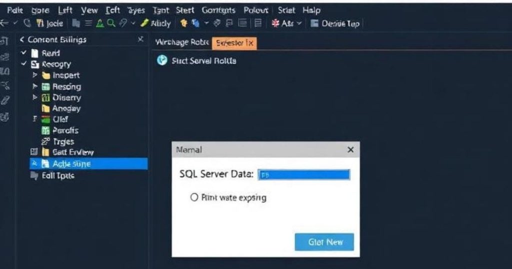 How to View Data in SQL Management file