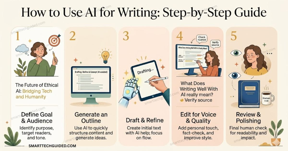 how to use ai for writing step by step guide